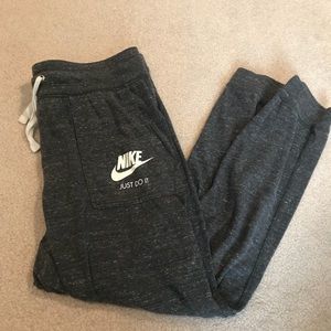 Heather Grey Nike Sweat Pants